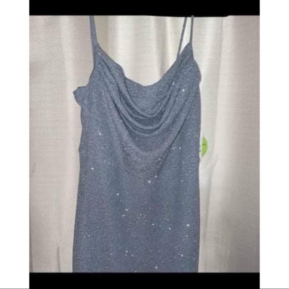 Windsor Long Light Blue Formal Dress - Picture 2 of 3